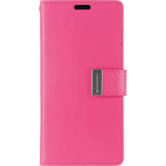 Mercury Goospery Samsung Galaxy S10 Plus Wallet Case - Goospery Rich Diary - Magenta