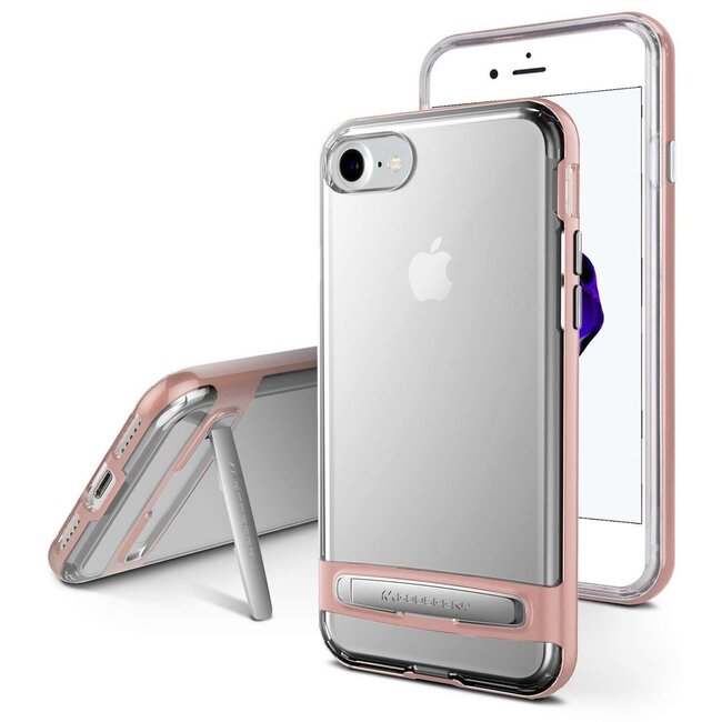 iPhone Xs Max bumper - Goospery Dream Stand Bumper Case - Rosé Goud