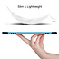Case2go - Hoes voor de Huawei MediaPad M6 10.8 - Tri-Fold Book Case - Licht Blauw
