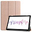 Case2go - Hoes voor de Huawei MediaPad M6 10.8 - Tri-Fold Book Case - Rosé Goud