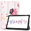 Case2go - Hoes voor de Huawei MediaPad M6 10.8 - Tri-Fold Book Case - Flower Fairy