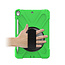 Case2go - Hoes voor Apple iPad Air 10.5 - Hand Strap Armor Case - Green