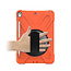 Case2go - Hoes voor Apple iPad Air 10.5 - Hand Strap Armor Case - Oranje