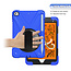 Case2go - Hoes voor Apple iPad Mini 7.9 inch (2019) - Hand Strap Armor Case - Blauw