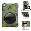 Case2go - Hoes voor Apple iPad Mini 7.9 inch (2019) - Hand Strap Armor Case - Camouflage