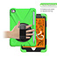 Case2go - Hoes voor Apple iPad Mini 7.9 inch (2019) - Hand Strap Armor Case - Groen