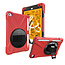 Case2go - Hoes voor Apple iPad Mini 7.9 inch (2019) - Hand Strap Armor Case - Rood