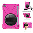 Case2go - Hoes voor Apple iPad Mini 7.9 inch (2019) - Hand Strap Armor Case - Magenta