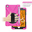 Case2go - Hoes voor Apple iPad Mini 7.9 inch (2019) - Hand Strap Armor Case - Magenta