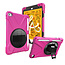 Case2go - Hoes voor Apple iPad Mini 7.9 inch (2019) - Hand Strap Armor Case - Magenta