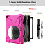 Case2go - Hoes voor Apple iPad Mini 7.9 inch (2019) - Hand Strap Armor Case - Magenta