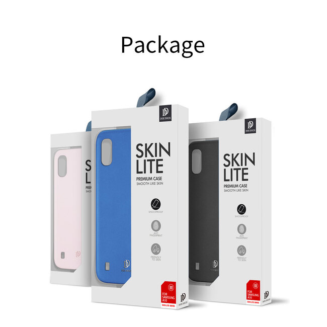 Samsung Galaxy A10 hoes - Dux Ducis Skin Lite Back Cover - Zwart