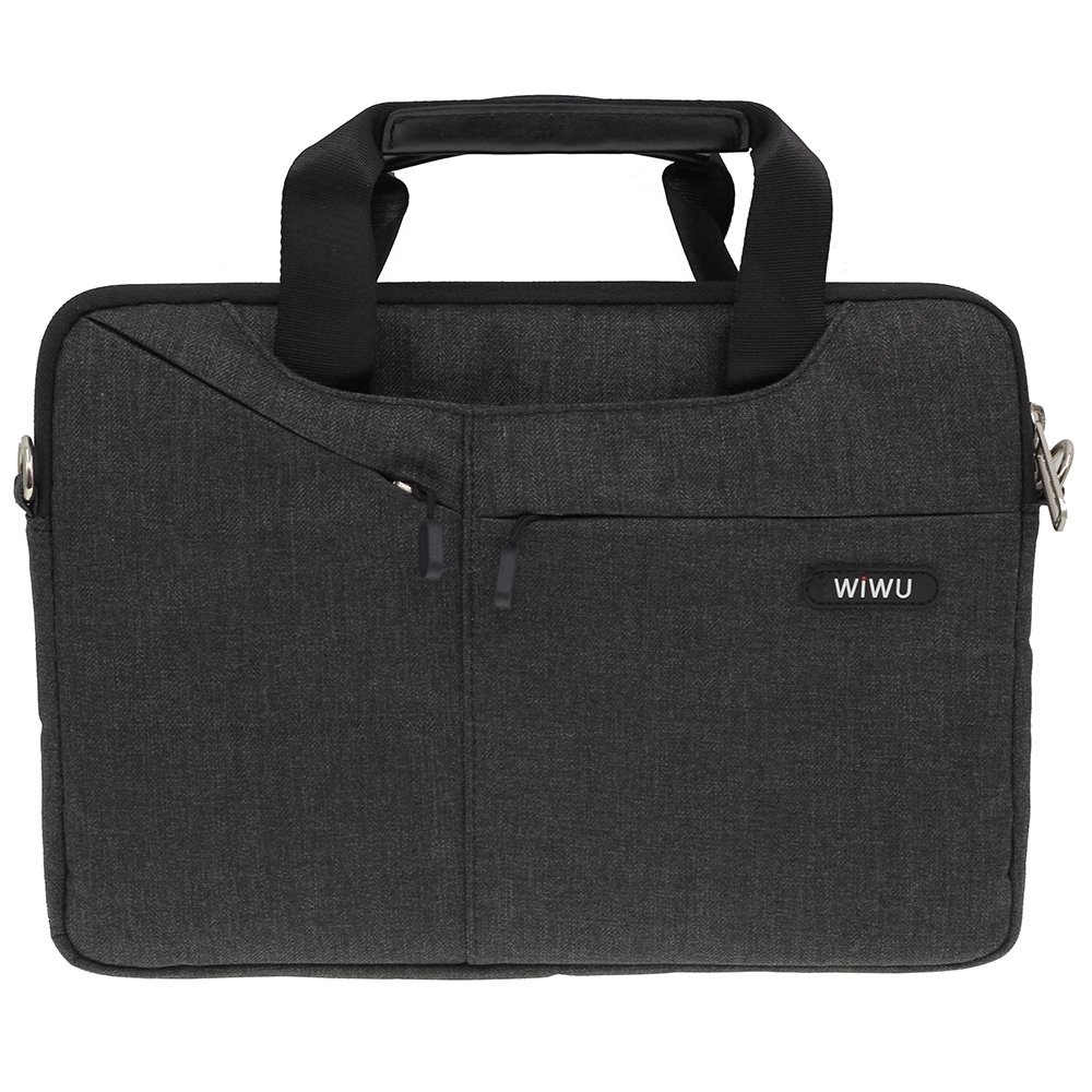 WIWU - 12 inch Laptoptas City Commuter Bag - Zwart afbeelding