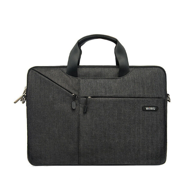 Laptoptas voor 15.4 inch laptop - WIWU City Commuter Bag - Zwart