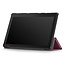 Case2go - Hoes voor de Lenovo Tab E10 (TB-X104f) - Tri-Fold Book Case - Donker Rood