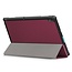 Case2go - Hoes voor de Lenovo Tab E10 (TB-X104f) - Tri-Fold Book Case - Donker Rood