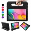 Case2go - Kinderhoes voor de Samsung Galaxy Tab A 10.1 (2019) - Schokbestendige case met handvat - Zwart