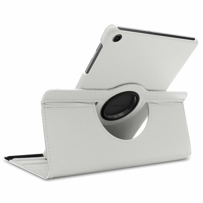 Case2go - Hoes voor de Samsung Galaxy Tab A 10.1 (2019) - 360 Graden Draaibare Book Case - Wit