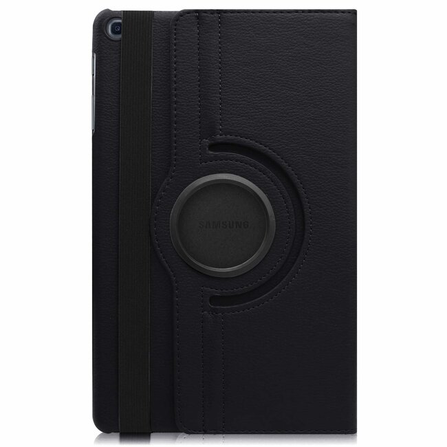 Case2go - Hoes voor de Samsung Galaxy Tab A 10.1 (2019) - 360 Graden Draaibare Book Case - Zwart