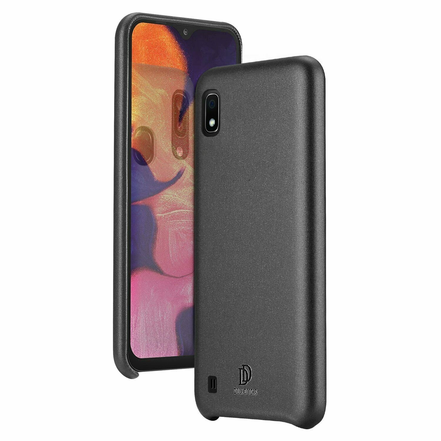 Samsung Galaxy A10 hoes - Dux Ducis Skin Lite Back Cover - Zwart afbeelding
