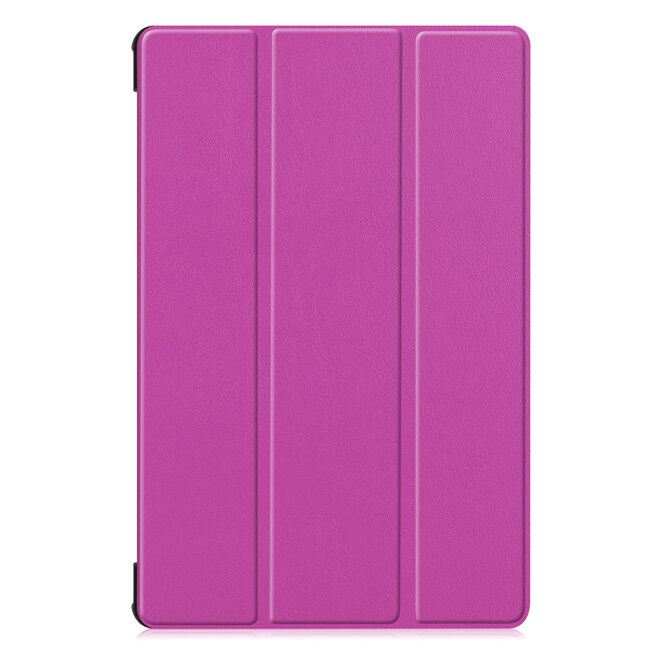 Case2go - Hoes voor de Samsung Galaxy Tab S6 - Tri-Fold Book Case - Paars