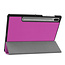 Case2go - Hoes voor de Samsung Galaxy Tab S6 - Tri-Fold Book Case - Paars