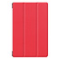 Case2go - Hoes voor de Samsung Galaxy Tab S6 - Tri-Fold Book Case - Rood