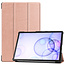 Case2go - Hoes voor de Samsung Galaxy Tab S6 - Tri-Fold Book Case - Rosé Goud