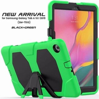 Case2go Samsung Galaxy Tab A 10.1 (2019) Hoes - Extreme Armor Case - Groen