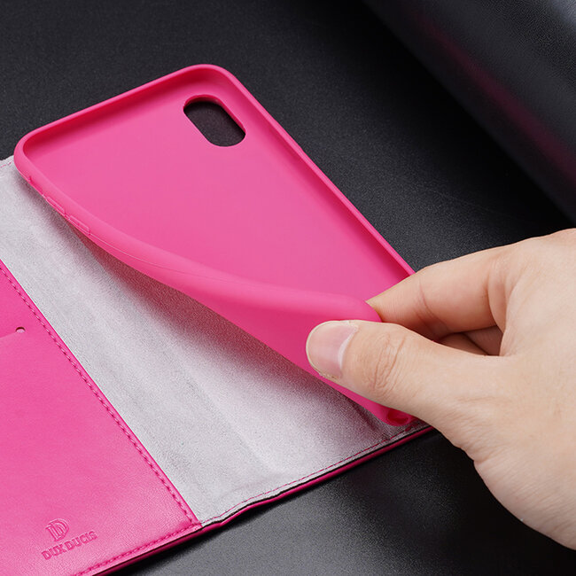 iPhone Xs Max hoesje - Dux Ducis Kado Wallet Case - Roze