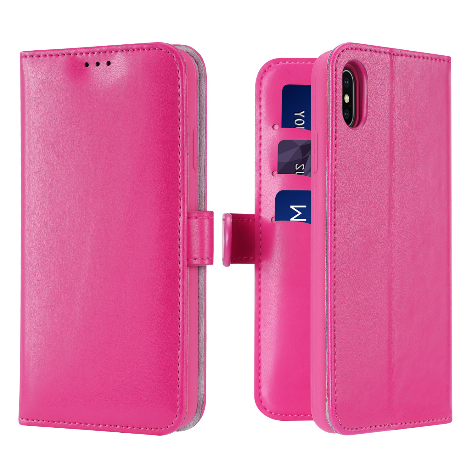 iPhone Xs Max hoesje - Dux Ducis Kado Wallet Case - Roze afbeelding