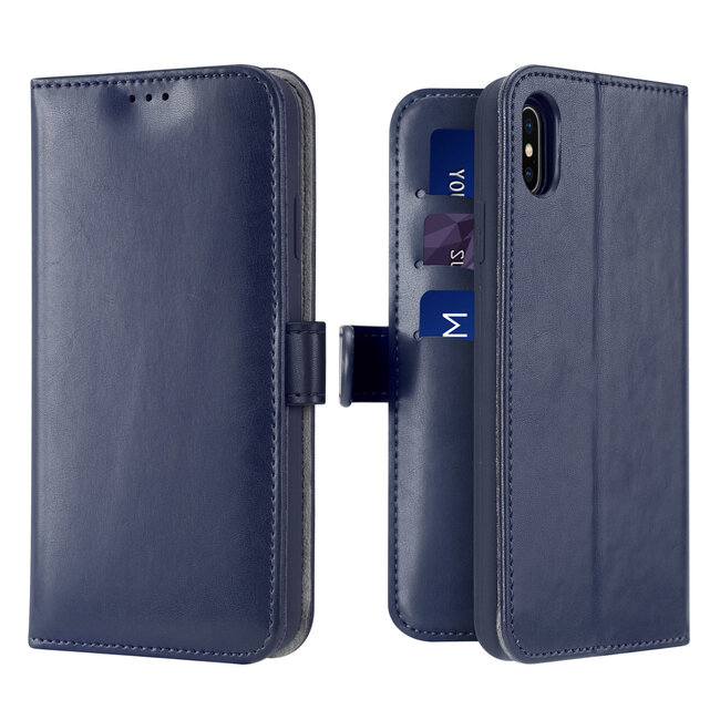 iPhone Xs Max hoesje - Dux Ducis Kado Wallet Case - Blauw