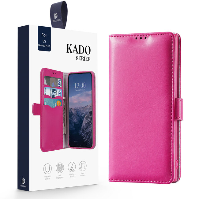 Samsung Galaxy Note 10 Plus hoesje - Dux Ducis Kado Wallet Case - Roze