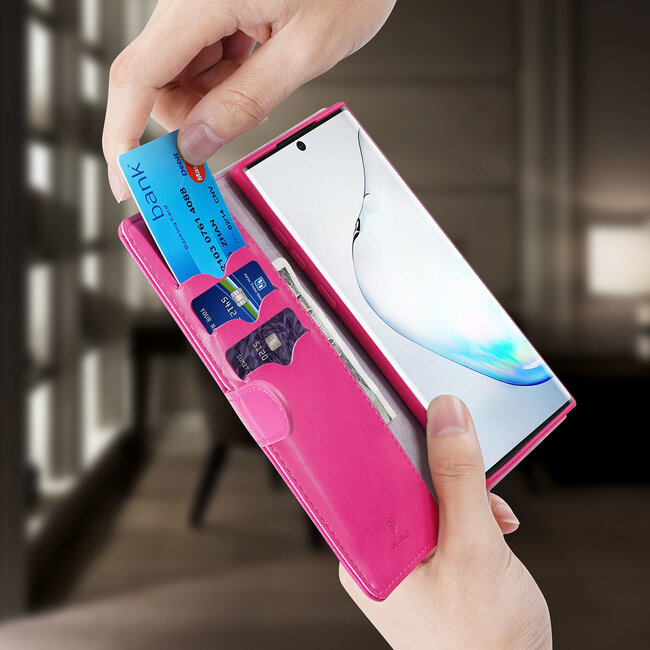 Samsung Galaxy Note 10 Plus hoesje - Dux Ducis Kado Wallet Case - Roze
