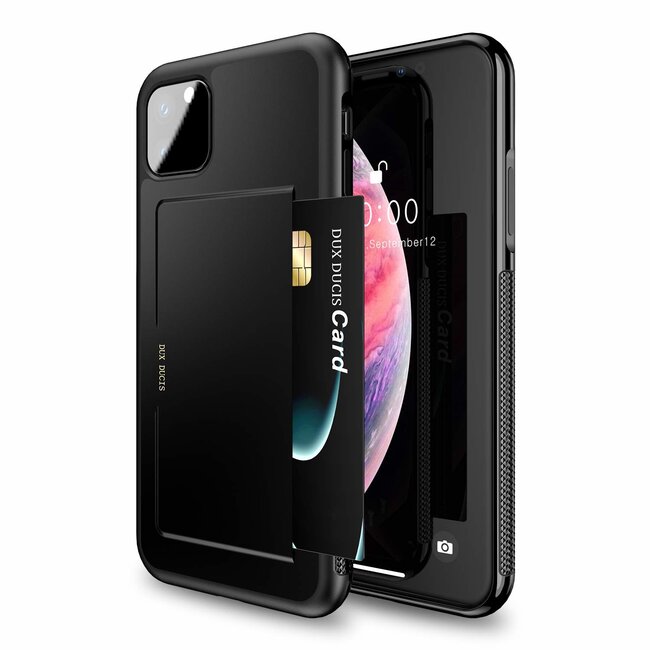 Dux Ducis Pocard - iPhone 11 Pro Max - Zwart