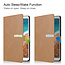 Case2go - Hoes voor de Xiaomi Mi Pad 4 Plus - PU Leer Folio Book Case - Licht Bruin