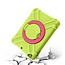 iPad 9.7 (2017/2018) Hoes - Rotating Heavy Duty Stand Case - Groen/Magenta