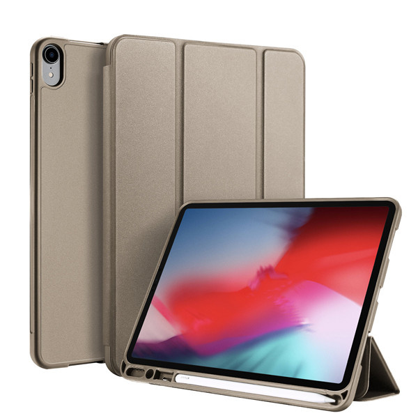 Apple iPad Pro 11 (2018) hoes - Dux Ducis Osom Tri-Fold Book Case Series - Champagne afbeelding