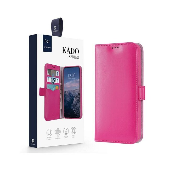 iPhone 11 Pro Max hoesje - Dux Ducis Kado Wallet Case - Roze