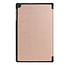 Case2go - Hoes voor de Samsung Galaxy Tab A 10.1 (2019) - Tri-Fold Book Case + Screenprotector - Rosé Goud