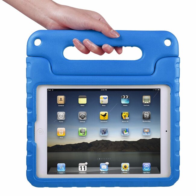 Case2go - Kinderhoes voor de iPad Air 10.5 (2019) - schokbestendige kinderhoes - Blauw