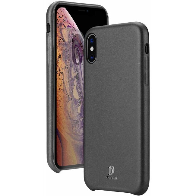 iPhone XS Max hoes - Dux Ducis Skin Lite Back Cover - Zwart