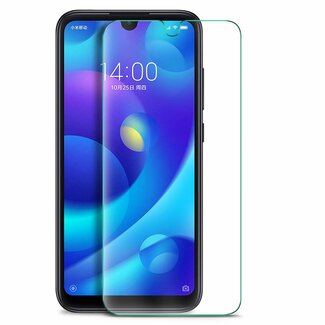 Case2go Xiaomi Redmi Note 8 - Tempered Glass Screenprotector - Case Friendly