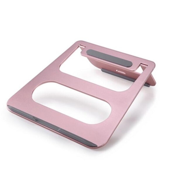 Opvouwbare laptop / macbook standaard - 11.6 tot 17.3 inch - Aluminium - Rosé-Goud