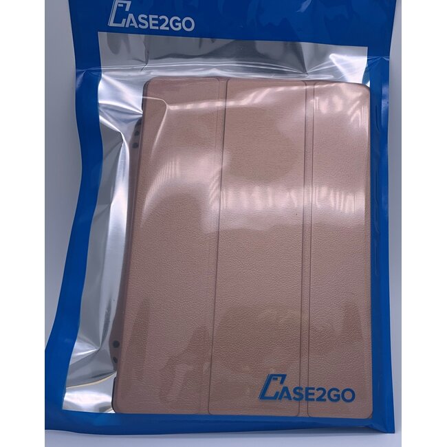 Hoesje voor iPad 10.2 inch 2019 / 2020 / 2021 - Tri-Fold Book hoes Case - Rosé Goud