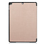 Hoesje voor iPad 10.2 inch 2019 / 2020 / 2021 - Tri-Fold Book hoes Case - Goud