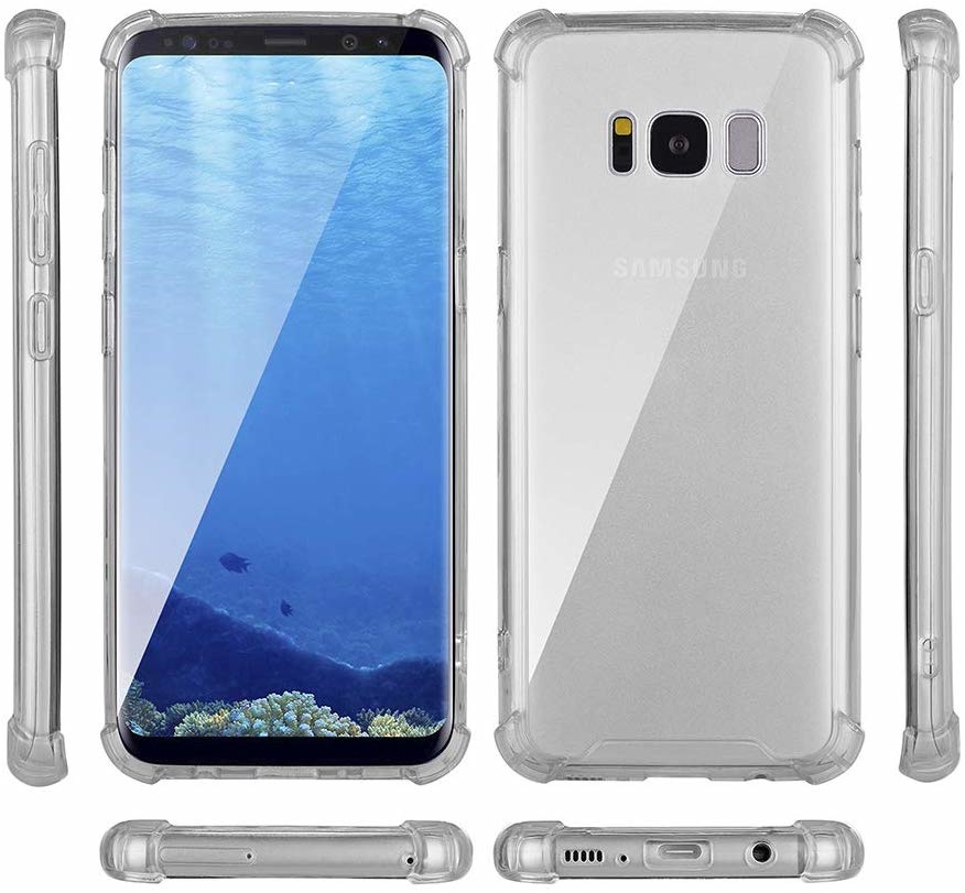 Samsung Galaxy S8 Plus hoes - Anti-Shock TPU Back Cover - Transparant |  Case2go.nl