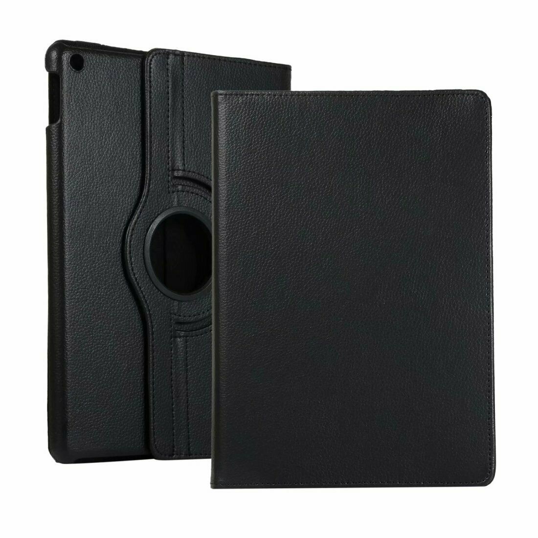 iPad 10.2 2019 / 2020 / 2021 Hoes - Draaibare Book Case Cover - Zwart afbeelding