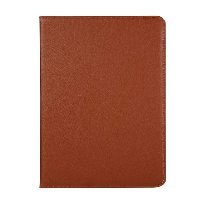 Case2go - Hoes voor de iPad 10.2 2019 / 2020 / 2021 - 360 Graden Draaibare Book Case Cover - Bruin