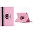 Case2go - Hoes voor de iPad 10.2 2019 / 2020 / 2021 - 360 Graden Draaibare Book Case Cover - Roze